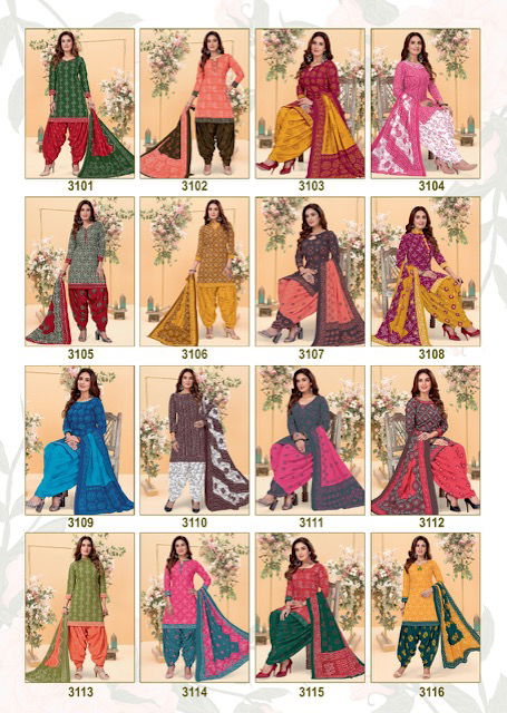 Patidar Bandhani Special 31 Cotton Printed Casual Daily Wear Dress Material Collection